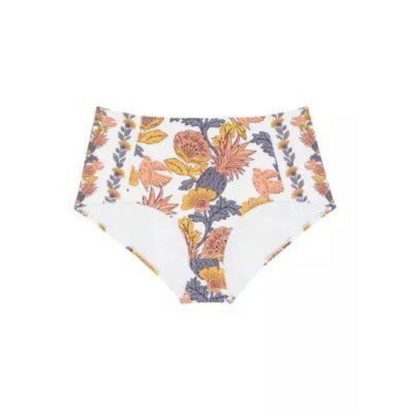 NWT Tory Burch Printed High-waisted Bikini Bottom - Picture 2 of 9